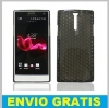 FUNDA GEL SILICONA PARA SONY ERICSSON XPERIA ARC HD LT 26I NEGRA